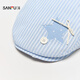 SANFU Striped Star Patch Advance Hat Beret Fashion Clothing Accessories Accessories Hat 853120 Blue One Size