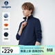 Navigare Zhang Xincheng's same style small sailing half open collar sweatshirt autumn new simple casual long-sleeved men's base shirt navy blue XL