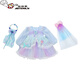 Ultraman Girls Mermaid Lolita Princess Dress 2026 Spring New Girl Sweet Western Dress Mesh Dress Purple Blue (Single Skirt) 90 cm