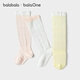 Balabala baby socks summer new mesh breathable thin infant stockings anti-mosquito and comfortable three pairs of red tone 00366 1-3 years old 80cm