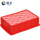 Guxiang plastic box rectangular material box turnover box component box storage box tool box parts box small square box X4# red 300*200*80mm