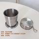 WORTHBUY 304 stainless steel folding water cup, retractable cup, business trip, outdoor portable wash cup, toothbrushing cup, true color - Hehe Bear 1 piece 250ml