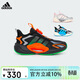 Adidas GALAXY sneakers casual shoes JQ6719 black/green/orange