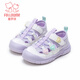 Fuluomi girls toddler shoes summer new fashion casual sports shoes children's non-slip breathable toe-cap sandals beige 30