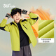 361 Children's Jacket 25 winter small, medium and large children's velvet windproof four-proof technology woven thickened jacket Green 150
