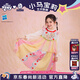 New year's clothing My Little Pony co-branded children's long-sleeved dress spring new style girls cartoon princess girl long skirt Hatsumo pink 100