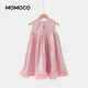 Mamie Maka (MOMOCO) children's clothing girls' dress 2026 summer style sweet and exquisite sleeveless dress for middle and large children pink 023 90