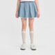 BALABALA balaOne BALABALA children's clothing girls short skirt children's skirt 2026 summer new denim skirt sweet denim medium blue 88201 120