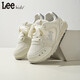 Lee children's shoes spring new children's running shoes girls fashion casual moral training shoes non-slip sports shoes for boys beige 26 recommended foot length 163mm
