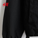 H&M Men's Jacket Spring New Stand Collar Slightly Loose Jacket Outdoor Windproof and Hydrophobic Overshirt 1326422 Black XS 165/84