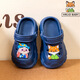 韵优利(yunyouli)儿童夏季拖鞋卡通室内包头男女童洞洞鞋疯狂动物城宝宝包头拖鞋 黑色(升级版) 28 29码 内长17.5cm约3.5/4岁