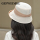 GEFWEIMKL Japanese Japanese Paper Fisherman Hat Women's Summer Breathable Sun Hat Women's 2026 New Outdoor Sun Shade Hat Women Black M(56-58cm)