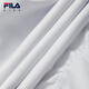 FILA Children's Clothes Short Skirt 2026 Summer New Style Girls Medium Waist Loose Flower Bud A-Line Skirt Cold Stone White-WT 140