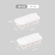 GEFUYA ice cube mold silicone household homemade ice cream refrigerator frozen ice cube box ice cube artifact food grade food grade ice tray glacier white double pack