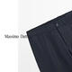 Massimo Dutti spring and summer new product 2026 men's urban simple commuting pure linen trousers 02855440 dark blue S (175/80A) (waist 75cm)