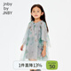 Jnby by JNBY New Jiangnan Buyi children's short-sleeved dress A-type loose raglan sleeves 26 spring girls 1Q2G10700 088/grey green 100 cm