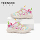 Tianmeiyi Children's Shoes Girls' Shoes 2026 New Summer Breathable Mesh Shoes Soft Sole Comfortable Breathable Children's Sports Shoes Peach Pink 31