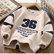 
Disney boy sweatshirt spring and autumn round neck children's base shirt 2024 new fashionable medium-sized children's long-sleeved boy top trendy green 36 sweatshirt (single) 130 Recommended 120-130cm