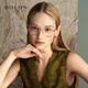 
BOLON Tyrannosaurus glasses myopia glasses frame polygonal large frame retro casual optical frame for men and women BJ6173 B93 Rose gold-transparent frame [+0 yuan] with anti-blue light lens 0 degrees