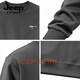 JEEP SPIRIT American Heavyweight Round Neck Sweater Men's Loose Embroidered Couple Tops 2026 Spring Velvet Long Sleeve Jacket Black S 70 - 90 Jin Jin is equal to 0.5 kg