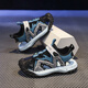 ABC KIDS Children's Shoes 2026 Spring New Baotou Sandals Sports Beach Shoes Hollow Casual Shoes Black Blue 30