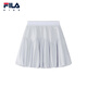 FILA Children's Clothes Short Skirt 2026 Summer New Style Girls Medium Waist Loose Flower Bud A-Line Skirt Cold Stone White-WT 140