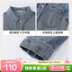 Annil (Annil) children's clothing girls' denim jacket 2026 spring new style medium blue denim 170