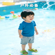 Xinnan children's bathroom slippers for boys and girls 2026 new indoor and outdoor home bathing anti-leak slippery parent-child slippers green children's bathroom leaking slippers 34-35 size