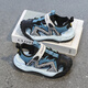 ABC KIDS Children's Shoes 2026 Spring New Baotou Sandals Sports Beach Shoes Hollow Casual Shoes Black Blue 30