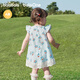 Bala Bala One baby dress baby princess dress 2026 new sweet, cute and elegant blue tone 00388 80