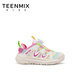 Tianmeiyi Children's Shoes Girls' Shoes 2026 New Summer Breathable Mesh Shoes Soft Sole Comfortable Breathable Children's Sports Shoes Peach Pink 31