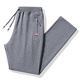 TOMMYBULL American Tommy Tommy Sweatpants Pure Cotton Casual Men's Sports Pants Autumn and Winter Loose Straight Leg Sweatpants Dark Blue Straight Leg Pants 3XL Recommended 160-175Jin Jin equals 0.5 kg