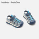 Bala Bala One children's shoes children's sandals boys' sports shoes 2026 Xia Xin outdoor toe-toe shoes blue tone 00388 28 (foot length 16.8-17.2/inner length 18.3)
