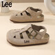 Lee Sandals Retro Style Spring New Boys and Girls Roman Baotou Sandals Medium and Large Children's Soft Soled Birkenstock Shoes Sand Color 36 Recommended Foot Length 214mm