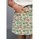 ELLE KIDS children's clothing floral print A-line culottes girls summer new French holiday bud-lined skirt
