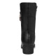 Guchi Tianluns oberste Schicht Cowide Mid-Tube-Stiefel für Frauen im Winter Neue dicke Absatz-Short-Stiefel für Frauen Martin-Stiefel für Frauen plus Samt Frauenstiefel für Frauen schwarz plus Samt 9716 40