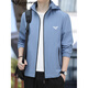 EA7 Armani high-end men's jacket spring and autumn 2026 new handsome thin casual tops large size blue spring and autumn M 90-105Jin Jin equals 0.5 kg