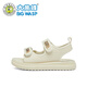 BIG WASP BIG WASP Children's Shoes Elementary School Sandals Girls Summer New Soft Bottom Non-Slip Comfortable Princess Beach Shoes Children's Shoes Beige 27