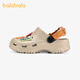 Balabala children's slippers summer boys indoor cute hole shoes boy baby sports soft sole lightweight cartoon beach shoes