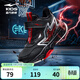 Hongxing Erke Boys' Shoes Girls' Cotton Shoes Winter Children's Cotton Basketball Shoes Children's Sports Shoes New Year's Eve in the Year of the Horse丨Star Sword True Black/Red Red - 1 Size Small 28