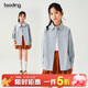 Taoding original girls plaid shirt spring new big children plaid casual college style lapel long-sleeved top for women