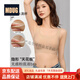 MDUG Light Luxury Brand 2026 New Underwear Women's Seamless Small Breast Gathering to Show Bigger Side Breast Women's Wear Thin Shoulder Straps Milk Tea Coffee. (Specially adjusted skin tone with eyes closed, white T opaque) M x (thickness 2cm 32-34AB)