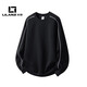 LILANZ official retro striped sweatshirt men's spring 2026 new loose round neck pullover flagship official pearl white 3XL