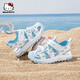 Hello Kitty children's shoes girls' toe-toe sandals big-eared dog children's shoes summer breathable ultra-light sports beach shoes 6706 white blue 26