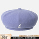 Kangol (KANGOL) beret painter hat pumpkin hat men's hat women's hat wool blended retro fashion literary simple versatile style spring and autumn Iced Lilac lilac purple S 54-55cm