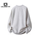 LILANZ official retro striped sweatshirt men's spring 2026 new loose round neck pullover flagship official pearl white 3XL