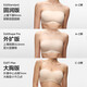 Jiaojiao Cup 5 series bra, tube top, beautiful back, strapless underwear, women's push-up wrap liquid foundation bra, rounded version, light skin S (recommended 70A/70B)