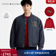 Tommy Hilfiger autumn and winter men's and women's water-repellent reversible American retro trendy flying baseball cotton jacket