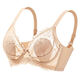 Urban Beauty Lace Underwear Women's Summer Thin Rabbit Ear Cup Breathable Breast Reduction Prevent Sagging Gather Big Breasts Make Small Bra Champagne White Big Breasts Make Smaller Prevent Sagging 75B BC Cup Approximately 90-105 Jin Jin is equal to 0.5 kg
