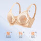 Urban Beauty Lace Underwear Women's Summer Thin Rabbit Ear Cup Breathable Breast Reduction Prevent Sagging Gather Big Breasts Make Small Bra Champagne White Big Breasts Make Smaller Prevent Sagging 75B BC Cup Approximately 90-105 Jin Jin is equal to 0.5 kg